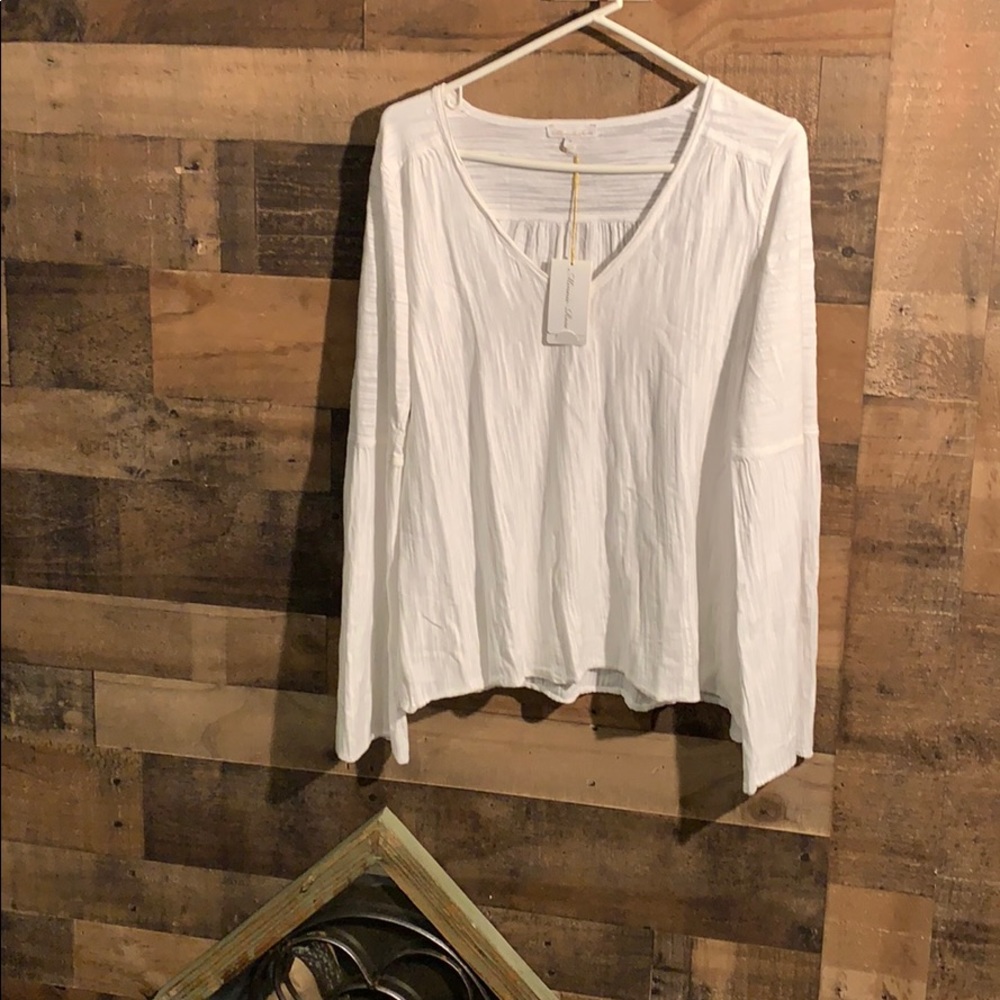Minnie Rose Shirt with Bell Bottom Sleeves